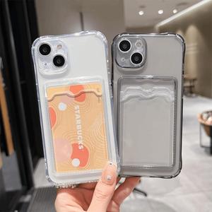 กระเป๋าใส่การ์ดโปร่งใสเคสโทรศัพท์สำหรับ <span class=keywords><strong>iPhone</strong></span> 17 PRO MAX 11 12 13 14 15 16 Pro Air 7 8 <span class=keywords><strong>PLUS</strong></span> XR XS <span class=keywords><strong>SE</strong></span> 2020 <span class=keywords><strong>SE</strong></span> <span class=keywords><strong>2022</strong></span> - Product Image 2
