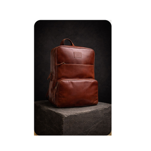 Sac à dos en cuir véritable de qualité supérieure, design élégant pour le travail, les voyages, l'école et un usage au quotidien moderne - Product Image 3