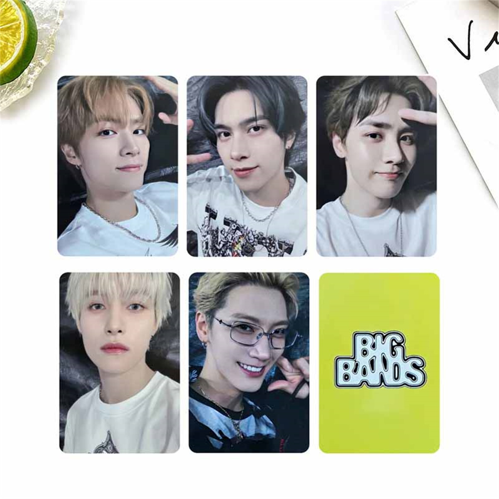 5Pcs/Set KPOP WayV BIG BANDS Album EL WM MS Ver Selfie Cards