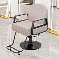 Fauteuils de Barbier Hydrauliques Modernes en Gros, Pivotants à 360 Degrés, Réglables en Hauteur, Chaise Professionnelle pour Salon de Coiffure et Esthétique