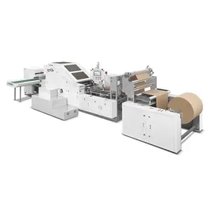 שקית נייר במהירות גבוהה ביצוע מכונת הכנת שקית מזון מכונת ביצוע מכונת