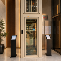 Ascenseur commercial pour 6 à 8 personnes, machine à traction, capacité 630 kg, ascenseur extérieur pour passagers, ascenseur résidentiel