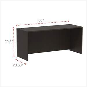 อเลรา วาเลนเซีย ซีรีส์ เอสเพรสโซ่ เครเดนซา เชลส์ 65w X 23.6d X 29.5h ระบบจัดการสายเคเบิลและอุปกรณ์เสริม - Product Image 2