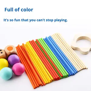 Juego de Equilibrio de Cohetes de Madera para Niños de 4 a 6 Años, Juguete Educativo Interactivo para Padres e Hijos, Ideal para Jardín de Infancia - Product Image 3