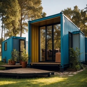 Customized Eco-friendly Detachable Container House Coffee <b>Bar</b> Outdoor 20ft House Sleeping Container House for Hotel - Product Image 2