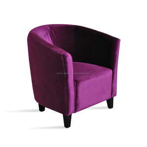 (SP-<span class=keywords><strong>HC570</strong></span>) Venta caliente de goma de piernas de madera tapizados de comedor de cuero sillón para restaurante - Product Image 3