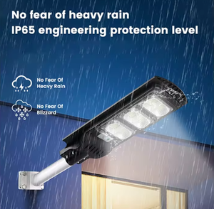 Impermeabile IP65 30W-150W LED lampione <span class=keywords><strong>solare</strong></span> <span class=keywords><strong>per</strong></span> esterni <span class=keywords><strong>a</strong></span> risparmio energetico lampada da giardino con alimentazione <span class=keywords><strong>a</strong></span> batteria - Product Image 3