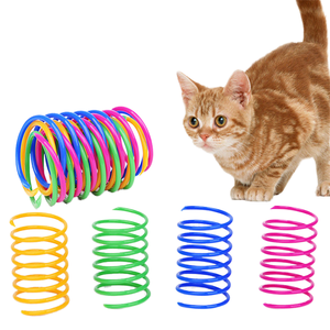 Wholesale Interactive Spiral Spring Cat Toy Set High Quality Plastic Durable <strong>Pet</strong> Toys for Cats - Product Image 2