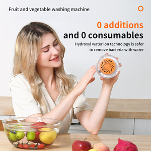 Lavadora de frutas y verduras Potente dispositivo limpiador de frutas espumoso en agua Purificador limpiador de frutas portátil para verduras - Product Image 4