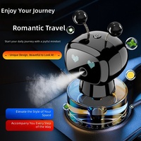 Robot diffuseur d'arômes intelligent pour voiture, purificateur d'air, humidificateur, parfum automatique, recharge USB, design dynamique