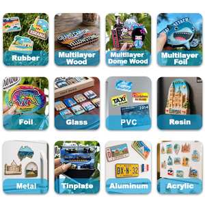 Maak uw unieke stijl: 3D-gecutte zinken magneet voor de koelkast, bedrukt souvenir, metalen koelkastmagneten. - Product Image 5