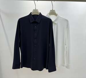 All'ingrosso tessuto in poliammide Spandex Top Casual da uomo con colletto lungo a maniche rapide e traspirante antirughe primavera camicia - Product Image 1