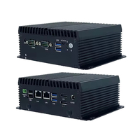 Mini PC Intel Core de 4.ª/5.ª/6.ª/7.ª Generación, 2x COM RS232/485, USB 3.0, DDR3, 141x125x59 mm, Carcasa Industrial