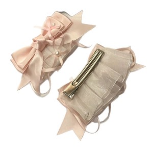 Pink <b>bow</b> pearl hair <b>clip</b> for women, summer 2025, new high-end hair accessory for the back of the head, shark <b>clip</b>. - Product Image 5
