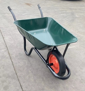 Carretilla de una rueda de venta directa de fábrica, tolva engrosada para transporte y manipulación - Product Image 3