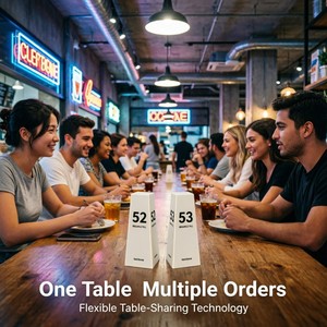 Sistema Inteligente de Localización de Clientes por Inducción, una Sola Estación Base Cubre 1000 <span class=keywords><strong>Metros</strong></span> Cuadrados para Entrega en Restaurantes - Product Image 1