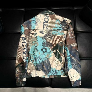 Chaqueta Urbana para Hombre con Estampado <span class=keywords><strong>de</strong></span> Grafiti, Transpirable, Estilo Bomber, Cuello con Cierre, Puños y Dobladillo Elásticos, Talla XS - Product Image 5