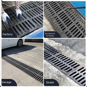 Grilles de drainage pour allées <span class=keywords><strong>D400</strong></span> / C250 et cadre en fonte ductile conforme EN124 - Product Image 2