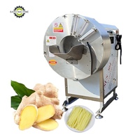 Machine à découper automatique en acier inoxydable pour gingembre, carottes, concombres, patates douces, oignons, et pour la découpe en julienne