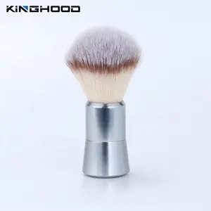 Logo personnalisé professionnel barbe brosses cheveux bambou manche en bois blaireau pour hommes