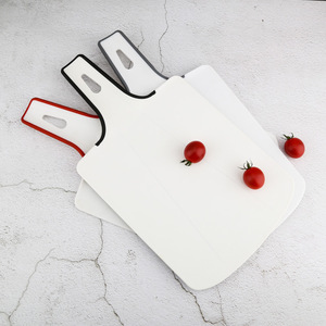 Ensemble de planches à découper multifonctionnelles en plastique avec poignée, bord antidérapant, planche à découper en PP de qualité alimentaire pour la cuisine à domicile - Product Image 4