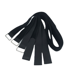 Correa de Equipaje Personalizada con Gancho y Bucle, Correa de Sujeción con Cable Metálico, Correa Resistente con Gancho y Bucle y Hebilla Metálica - Product Image 1