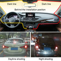 Enregistreur de conduite WiFi caché, enregistreur de voiture panoramique haute définition à vision nocturne monté sur voiture à 360 degrés.