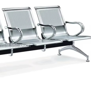 Chaise d'attente 4 places avec accoudoir central pour hôpital/banque/aéroport, chaises d'attente pour clinique - Product Image 1