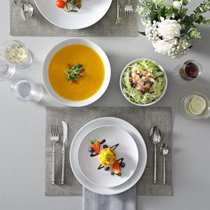 Juego de platos de vajilla de porcelana blanca con logotipo de restaurante personalizable personalizado platos redondos puede Platón platos de cerámica para restaurantes - Product Image 4
