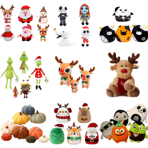 Trong Kho bán buôn giáng sinh Xmas grinch ELF đồ chơi sang trọng giáng sinh Thú nhồi bông sang trọng màu xanh lá cây grinch quái vật búp bê - Product Image 3