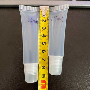 Boş 10ml 15 <span class=keywords><strong>ml</strong></span> Mini temizle altın gümüş boş dudak parlatıcısı kozmetik için balsam kabı yumuşak tüpler - Product Image 3