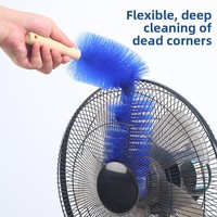 Brosse de nettoyage pour ventilateur électrique et climatiseur SZ16, grattoir pour fentes et interstices, outil de dépoussiérage domestique, matériau plastique