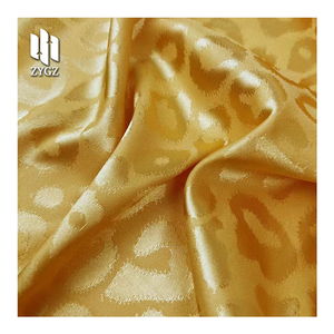Bán Buôn Chất Lượng Cao Sang Trọng Đa Màu Da Báo Lụa Satin Jacquard Dệt Vải Cho Người Phụ Nữ Quần Áo Ăn Mặc May Mặc - Product Image 6