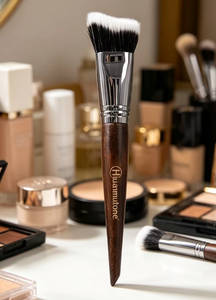 Ensemble de pinceaux de maquillage professionnels à marque privée, poils synthétiques doux, kit de pinceaux pour blush et poudre libre, outil de beauté végétalien et sans cruauté - Product Image 4