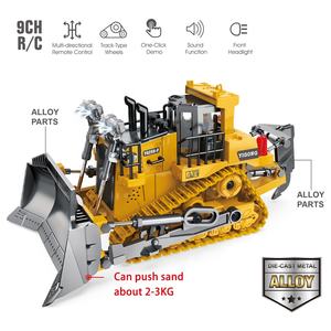 Samtoy 1:24 9CH aleación cargador simulación RC ingenierí<span class=keywords><strong>a</strong></span> <span class=keywords><strong>camión</strong></span> <span class=keywords><strong>gigante</strong></span> pala <span class=keywords><strong>Control</strong></span> <span class=keywords><strong>remoto</strong></span> Bulldozing modelo Juguetes Coche para niño - Product Image 3