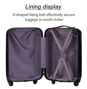 <span class=keywords><strong>Maleta</strong></span> de Viaje Rígida y Económica de ABS y PC, con Ruedas, para Cabina, Tamaños 20/24/28, Juego de Maletas Grandes - Product Image 6