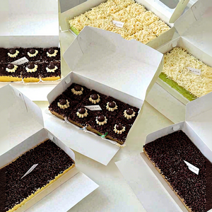 Boîte à gâteaux de <span class=keywords><strong>boulangerie</strong></span>, boîte à dessert tiramisu, boîte à biscuits marocains, boîte à brownie, emballage alimentaire en papier - Product Image 1