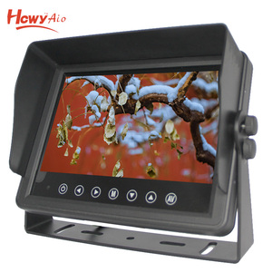 防水IP67 7英寸薄膜晶体管液晶汽车显示器双向触发线数字无线摄像机防水汽车电视监视器 - Product Image 4