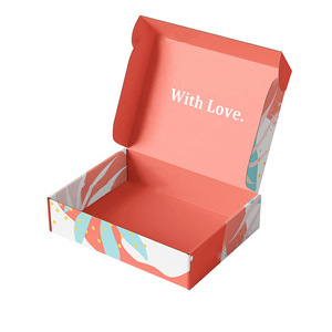 Free Design Custom Logo Double-Sided Printed Mailer Box Recyclable Paper Boxes Shipping <strong>Packaging</strong> For Cosmetic Gift Business - Product Image 5