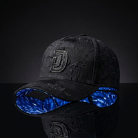 Casquette de baseball snapback de luxe avec logo en strass et motif gaufré sur toute la surface, style hip-hop et streetwear, en gros, en stock, livraison rapide