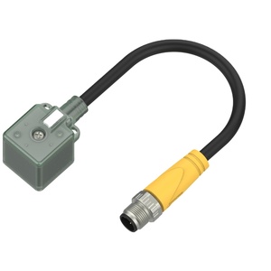 Conector Magnético de Doble Extremo Tipo DIN A a Conector M12 de 5 Pines con Cable Moldeado para Equipos Industriales - Product Image 1