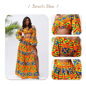 Ingrosso <span class=keywords><strong>africano</strong></span> stampa a cera di Ankara <span class=keywords><strong>abbigliamento</strong></span> da donna 2 pezzi Set gonna Africa <span class=keywords><strong>abbigliamento</strong></span> tradizionale <span class=keywords><strong>abbigliamento</strong></span> <span class=keywords><strong>africano</strong></span> per le donne - Product Image 4
