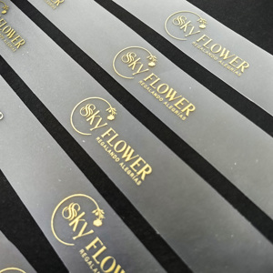 <span class=keywords><strong>Cinta</strong></span> de TPU <span class=keywords><strong>Transparente</strong></span> Personalizada <span class=keywords><strong>al</strong></span> <span class=keywords><strong>por</strong></span> <span class=keywords><strong>Mayor</strong></span>, de Lujo, de 4 cm (1.5 Pulgadas), con Logotipo de Marca Impreso en Tinta Dorada, para Regalo - Product Image 1