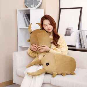 Simulatif insecte parasite <span class=keywords><strong>licorne</strong></span> coléoptère poupée en peluche <span class=keywords><strong>scarabée</strong></span> scie bêche poupée accessoires de tir - Product Image 4