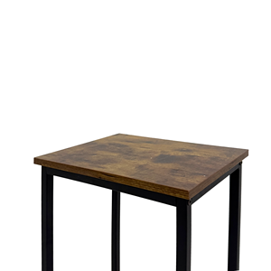 Thiết kế công nghiệp mộc mạc khung kim loại quán rượu ăn nhà bàn cao hàng đầu dài hẹp hình chữ nhật Gỗ Nhà Bếp thanh bảng - Product Image 3