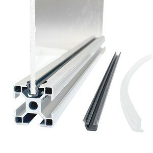 Aluminum Profile Insert Strip 2020 3030 4040 Translucent PVC Water Resistant For Industrial Frames - Product Image 2