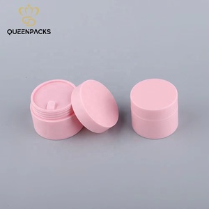 New China Manufacturer PP Plastic Cream Jars 5g <strong>10g</strong> 20g 30g 50g Empty Face Cream Jars Pink Blue Screw Recyclable Packaging - Product Image 1