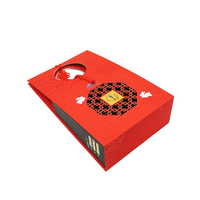 Boîte cadeau du Nouvel An faite à la main, exquise, écologique, réutilisable, design ajouré haut de gamme, cadeaux de fêtes, emballage en papier premium, magnétique