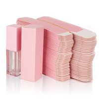 Boîtes en papier kraft personnalisables pour tubes de rouge à lèvres brillant à lèvres Emballage cosmétique élégant Lamination mate Bronzage Vente en gros au détail