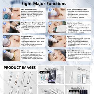 NewFace 8 in 1 <strong>Skyn</strong> Analysis Hydra Dermabrasion Facial Beauty Machine Hydro Salon Spa Rejuvenating Manufacturer Facial Machine - Product Image 3